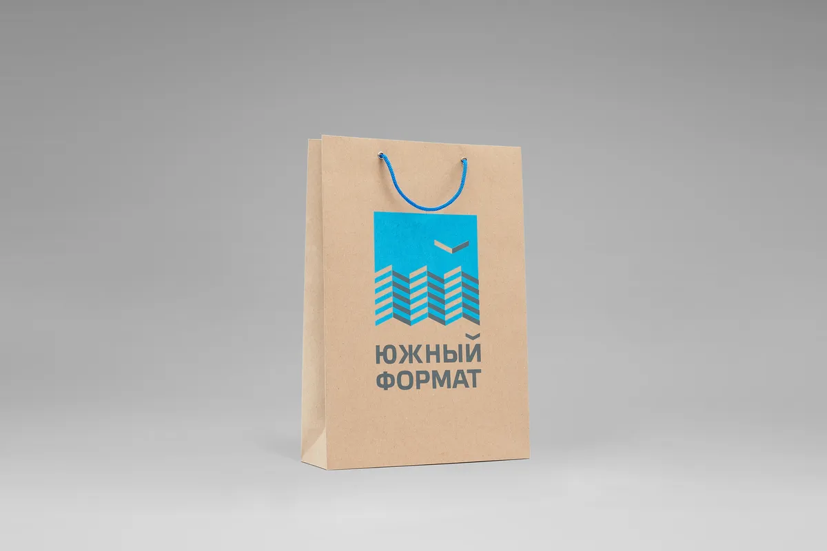 Полноцветная печать по белилам на крафтовом пакете